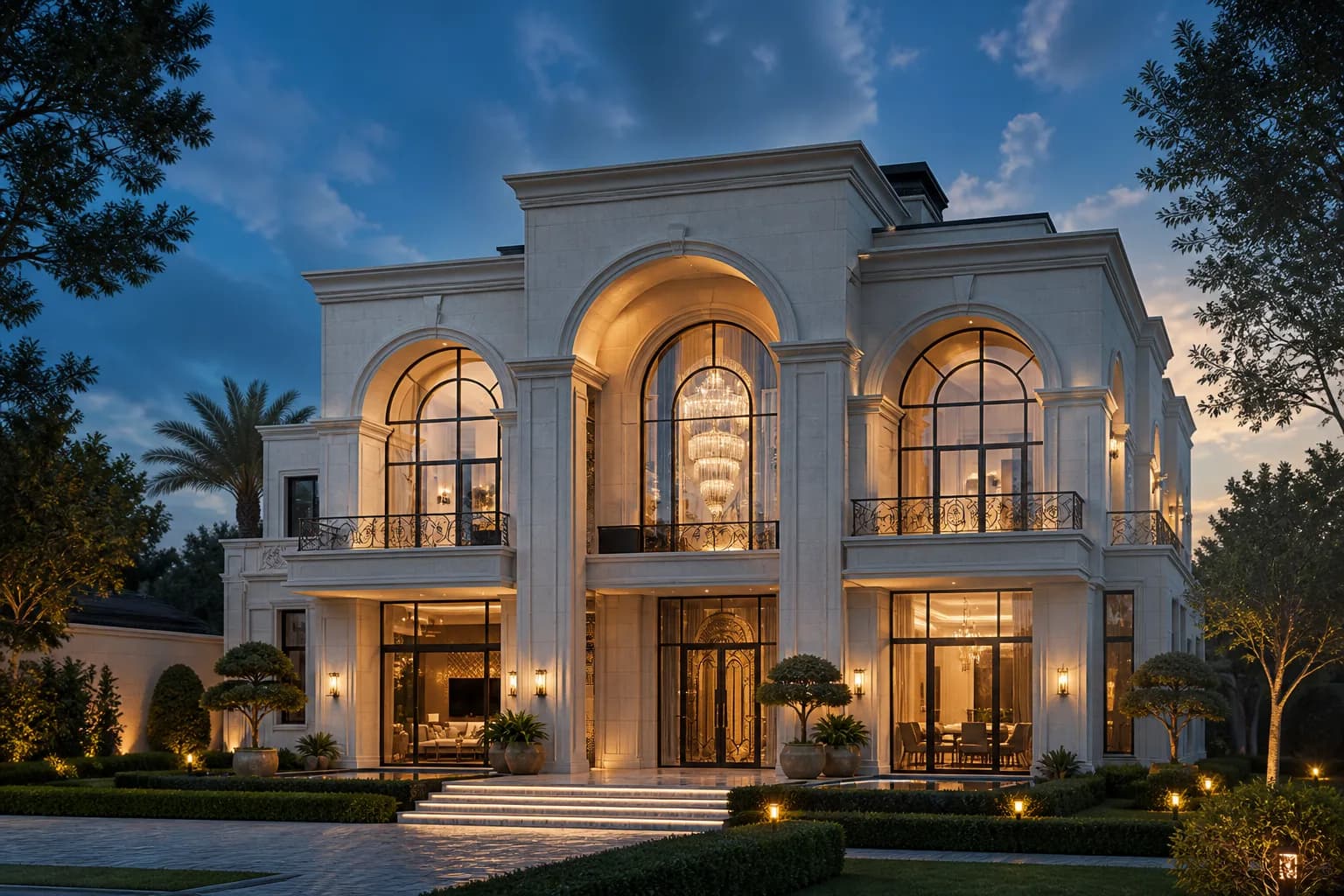 Bakıda premium villa tikintisi — Veltor Construction fasad nümunəsi
