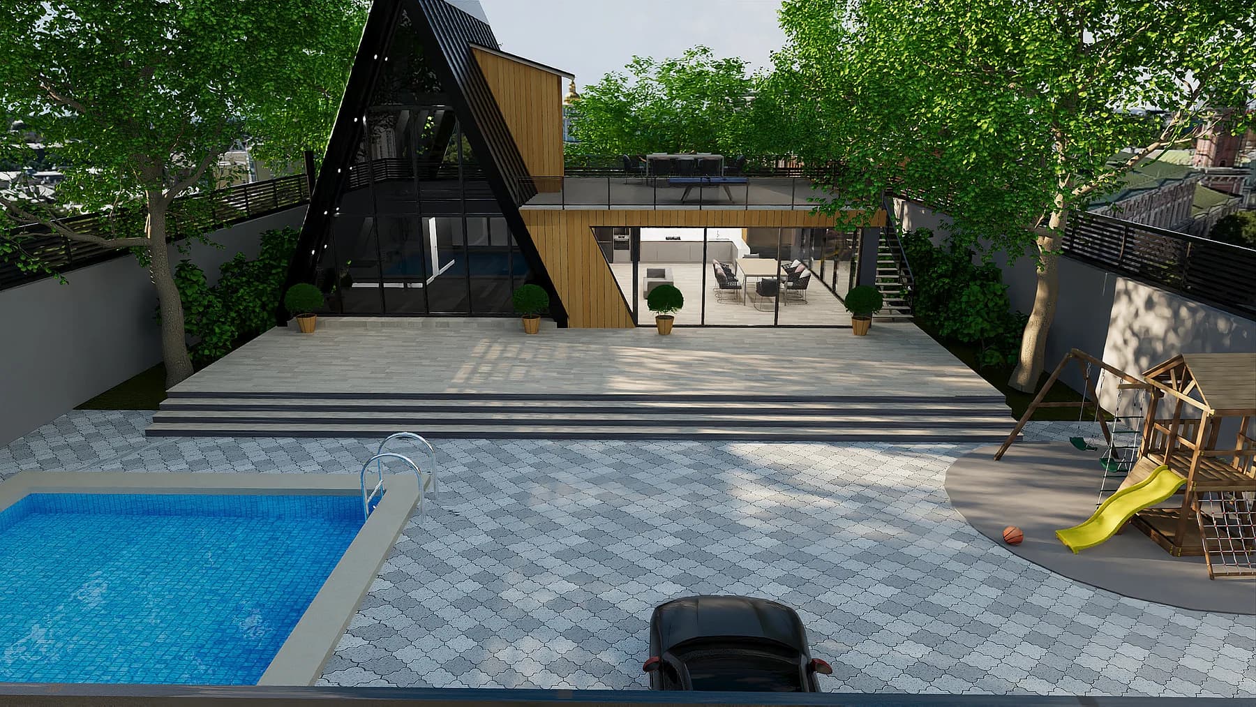 A-frame Bali — Facade 03