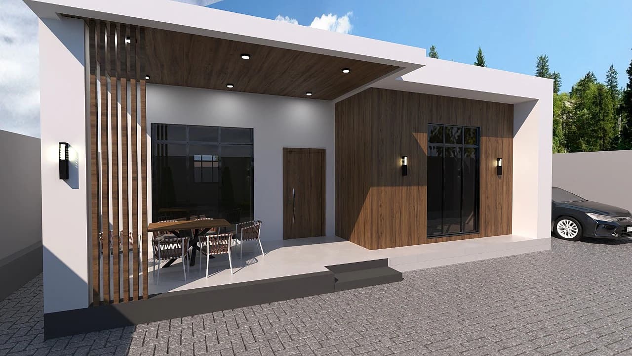 Venera Həyət Evi — Facade 03