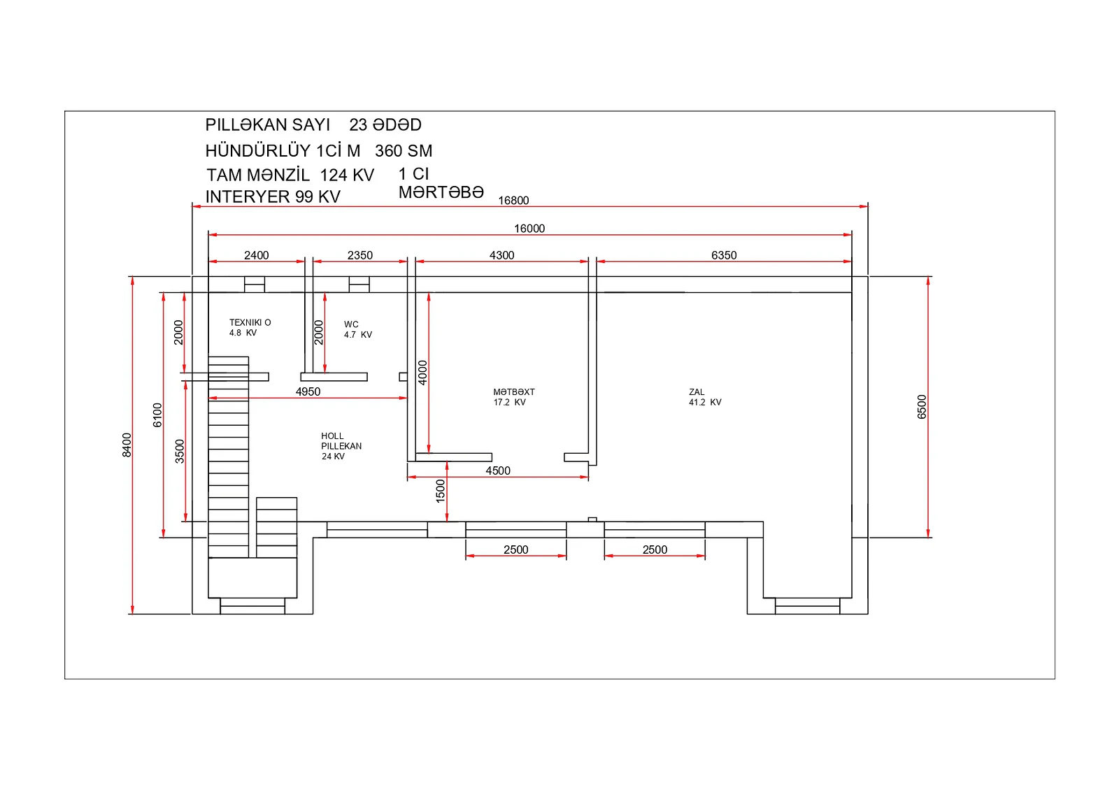 Villa Yeni Ağ Saray — Ground floor