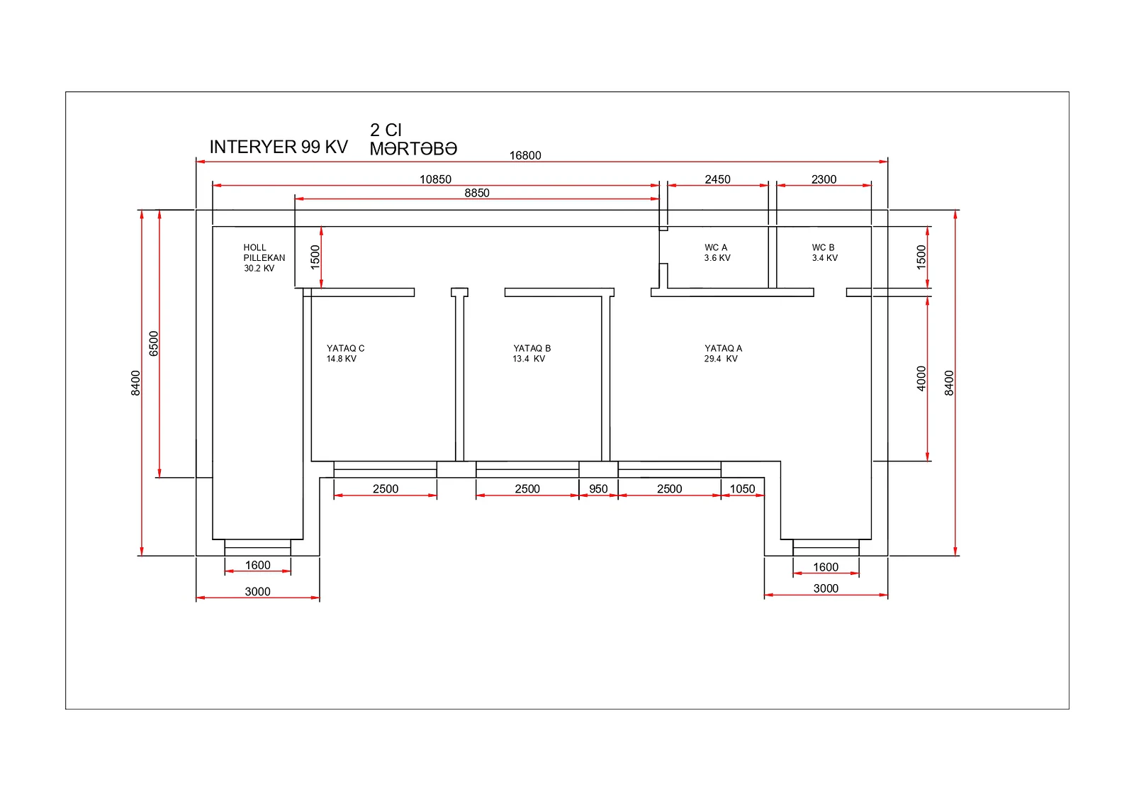 Villa Yeni Ağ Saray — First floor